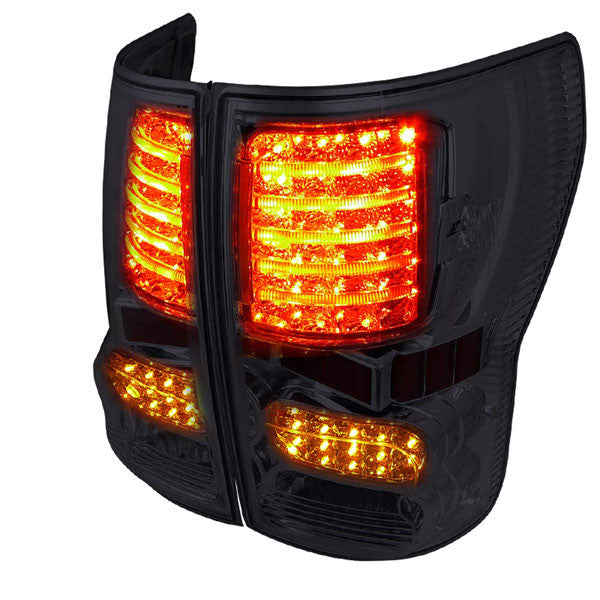 Spec-D 07-12 Toyota Tundra LED Tail Lights Smoked Lens