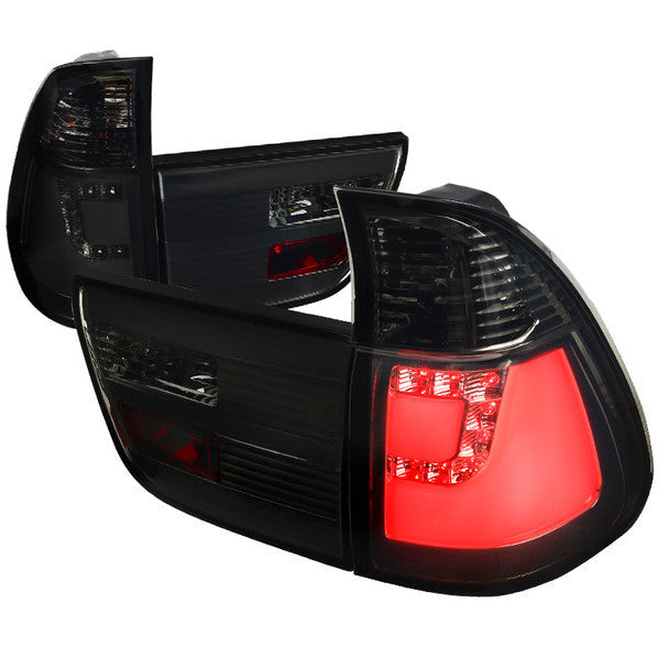 Spec-D 00-06 BMW X5 E53 LED Tail Lights Chrome/Smoked