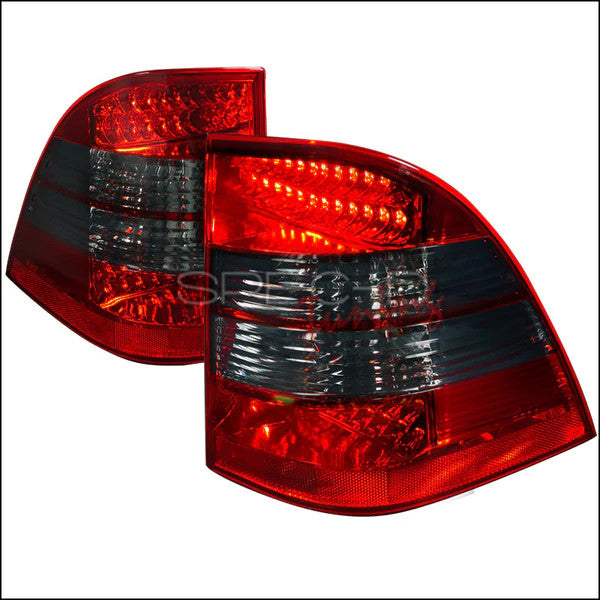 Spec-D 98-05 Mercedes W163 M-Class ML320 ML430 Tail Lights Red Smoked