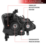 Spec-D 13-15 Nissan Altima 4Dr Projector Headlights Smoked
