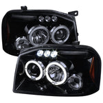 Spec-D 01-04 Nissan Frontier Projector Headlights Black/Smoked
