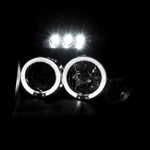 Spec-D 01-04 Nissan Frontier Halo Projector Headlights Black