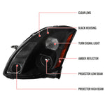 Spec-D 04-06 Nissan Maxima Headlights Projector Matte Black/Smoked
