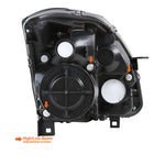 Spec-D 04-06 Nissan Maxima Headlights Projector Matte Black/Smoked
