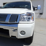 Spec-D 04-15 Nissan Titan Halo Projector Headlights Chrome
