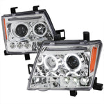 Spec-D 05-15 Nissan Xterra Halo Projector Headlights Chrome