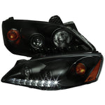 Spec-D 05-10 Pontiac G6 Projector Headlights LED Strip Smoked