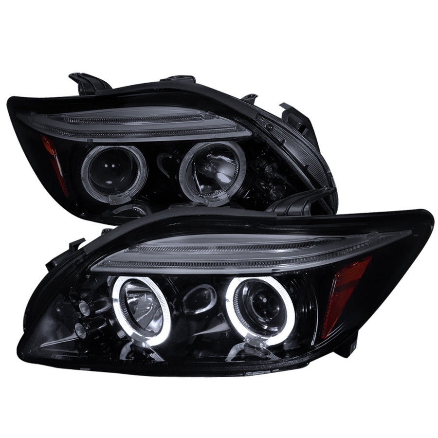 Spec-D 05-10 Scion Tc Dual Halo Projector Headlights Black/Smoked