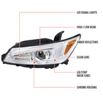 Spec-D 11-13 Scion Tc LED Bar Pro Headlights Chrome