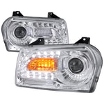 Spec-D 05-10 Chrysler 300 V2 Projector Headlights Chrome