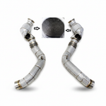 Stainless Catted Downpipe Heat Shield for BMW M5 F90 4.4T