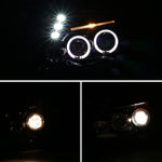 Spec-D 05-11 Toyota Tacoma Halo Projector Headlights Jet Black