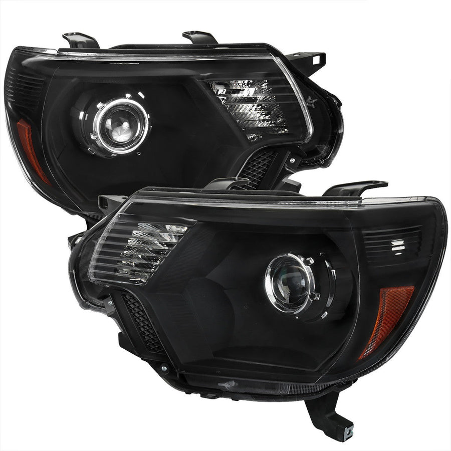Spec-D 12-15 Tacoma retrofit Projector Headlights Black