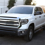 Spec-D 14-21 Tundra Projector Headlights LED Bar Black