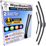2014 Volkswagen Golf (Wagon) Wiper Blades Set w/1yr Warranty (Set of 3) w/Rear