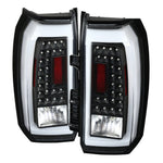 Spec-D 15-20 Chevrolet Tahoe LED Tail Lights Black