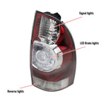 Spec-D 05-13 Toyota Tacoma Red LED Tail Lights