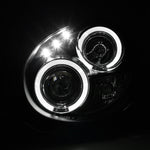 Spec-D 02-03 Subaru Impreza Halo Projector Headlights Black