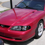 Spec-D 94-98 Ford Mustang 1PC Crystal Headlights Chrome/Smoked