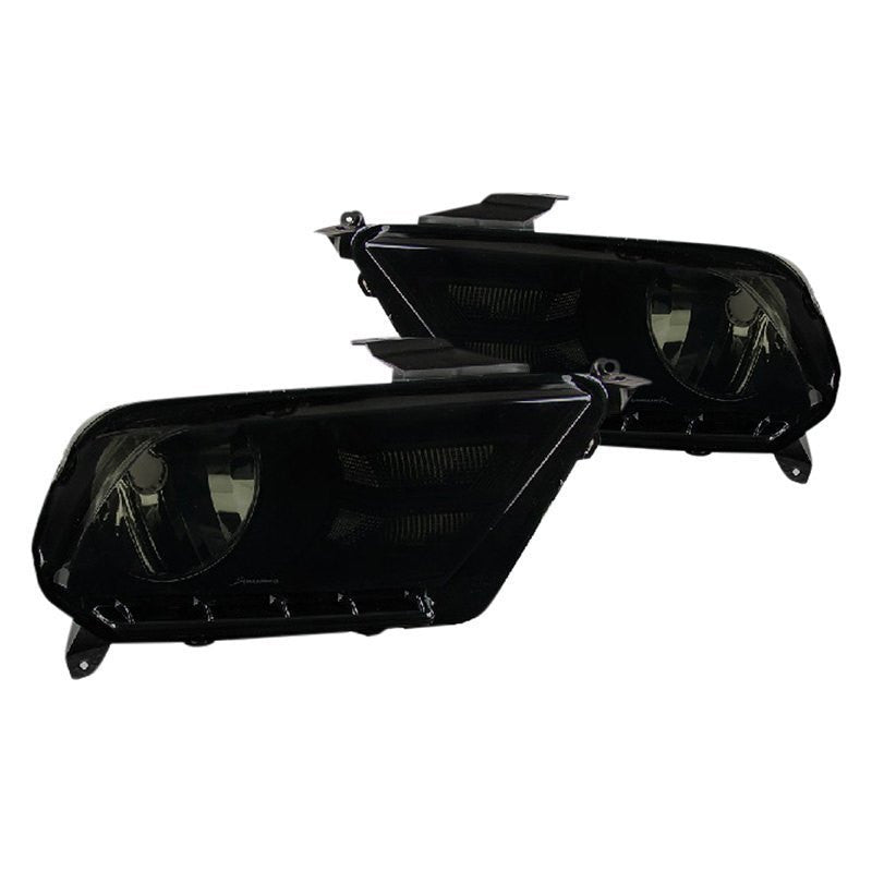 Spec-D 10-14 Ford Mustang Smoked NON OEM HID Headlights