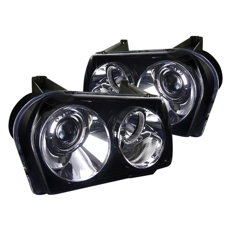 Spec-D 05-10 Chrysler 300 Projector Headlights Black/Smoked Lens