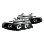 Spec-D 96-99 Audi A4 S4 Halo Projector Headlights Black