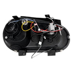 Spec-D 99-06 VW Golf GTI R32 Headlights R8 LED Strip Matte Black