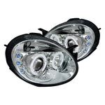 Spec-D 03-05 Dodge Neon Halo Projector Headlights Chrome