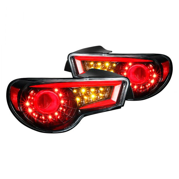 Spec-D 12-16 Scion FR-S BRZ 86 Sequential LED Tail Lights Clear