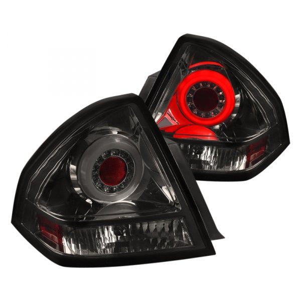 Spec-D 06-13 Chevy Impala LED Tail Lights Chrome/Smoked
