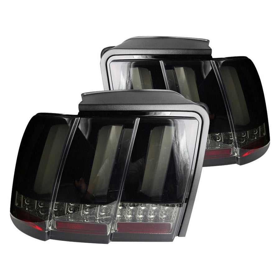 Spec-D 99-04 Ford Mustang Sequential LED Tail Lights Red/Smoked