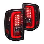 Spec-D 14-18 GMC Sierra Tail Lights LED Jet Black/Clear
