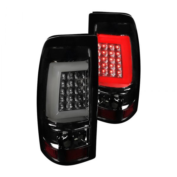 Spec-D 03-07 Silverado GMC Sierra G2 LED Tail Lights Smoked