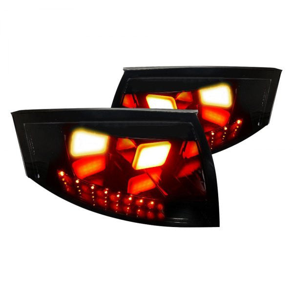 Spec-D 99-06 Audi TT LED Tail Lights V2 Black Housing Smoked Lens
