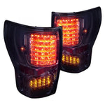 Spec-D 07-12 Toyota Tundra LED Tail Lights Black Housing