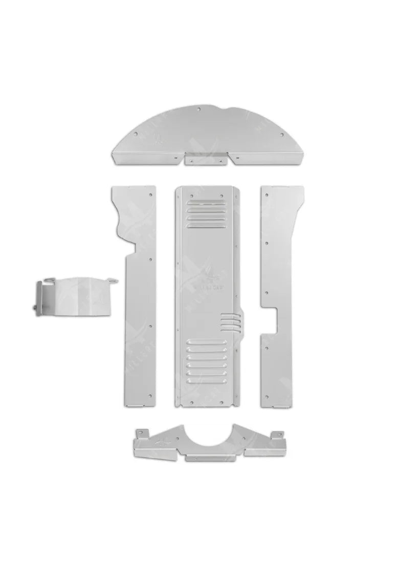 Catalytic converter anti-theft shield for Toyota Prius Gen 2 2004-2009 V2 Cat Shield, Complete Package by Miller CAT