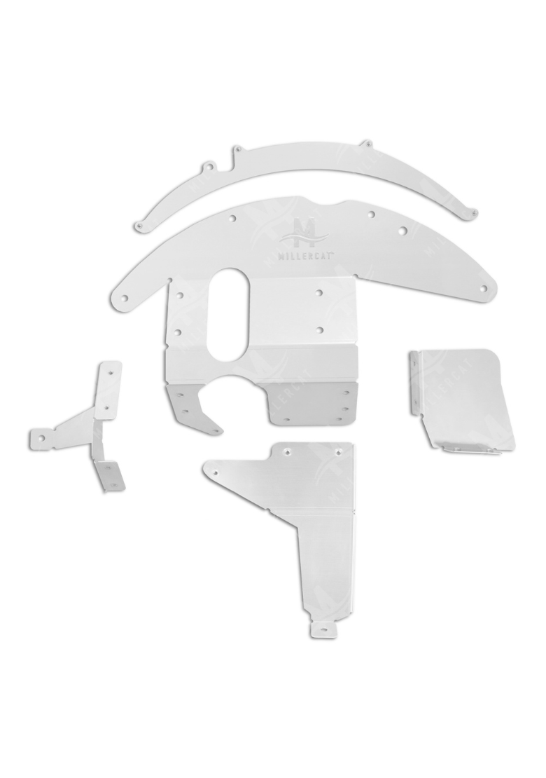 Catalytic converter anti-theft shield for Toyota RAV4 Hybrid AWD 2016-2018 by Miller CAT