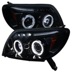 Spec-D 03-05 4Runner Halo LED Projector Headlights Black/Smoked