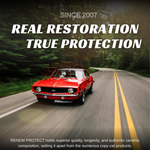 2-Pack Ceramic-Hybrid Protectant Kit | BLAK & SATN 100ml | 4-12 Months Tire, 1-2 Years Trim & Vinyl Protection | Safe for Cars, Golf Carts, RVs, Motorcycle-Safe