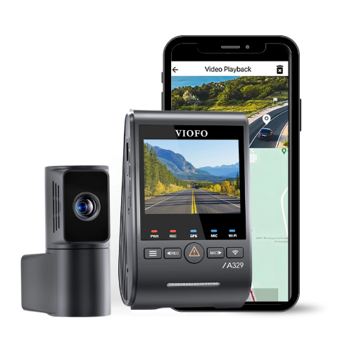 VIOFO A329T 4K+2K 2-Channel 60FPS Wi-Fi 6 Dash Cam by BlackboxMyCar