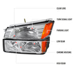 Spec-D 02-06 Avalanche 1500/2500 Headlights OEM Style Bumper Lights