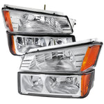 Spec-D 02-06 Avalanche 1500/2500 Headlights OEM Style Bumper Lights