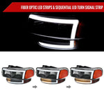 Spec-D 99-06 GMC Sierra Denali /00-06 Yukon OEM Bumper Lights Black
