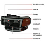 Spec-D 99-06 GMC Sierra Denali Yukon/XL SEQ Bumper Lights Black/Smoked