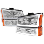 Spec-D 03-07 Silverado/02-06 Avalanche Bar OE Style Headlights
