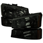 Spec-D 02-06 Avalanche/03-07 Silverado OEM Style Bumper Lights Smoked