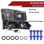 Spec-D 02-06 Avalanche 03-07 Silverado Headlights OEM Style