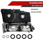 Spec-D 02-06 Avalanche 03-07 Silverado Headlights Bumper Lights