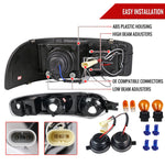 Spec-D 01-06 GMC Yukon/XL Denali/02-06 GMC Sierra Bumper Lights Black