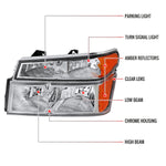 Spec-D 04-12 Chevy Colorado GMC Canyon Tail Lights Chrome/Clear